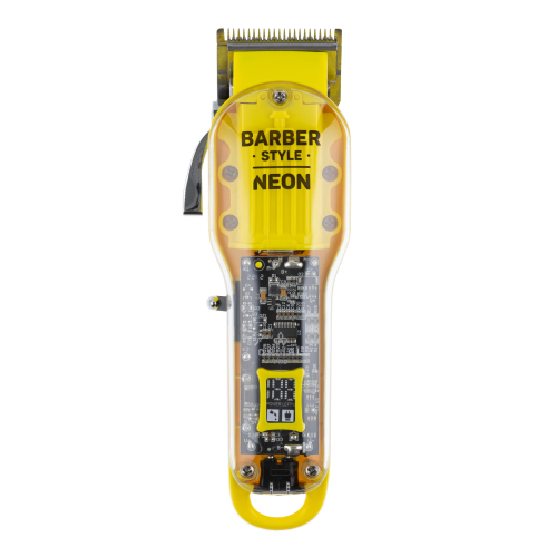 Hair clipper BARBER STYLE NEON YELLOW DEWAL 03-081 Yellow